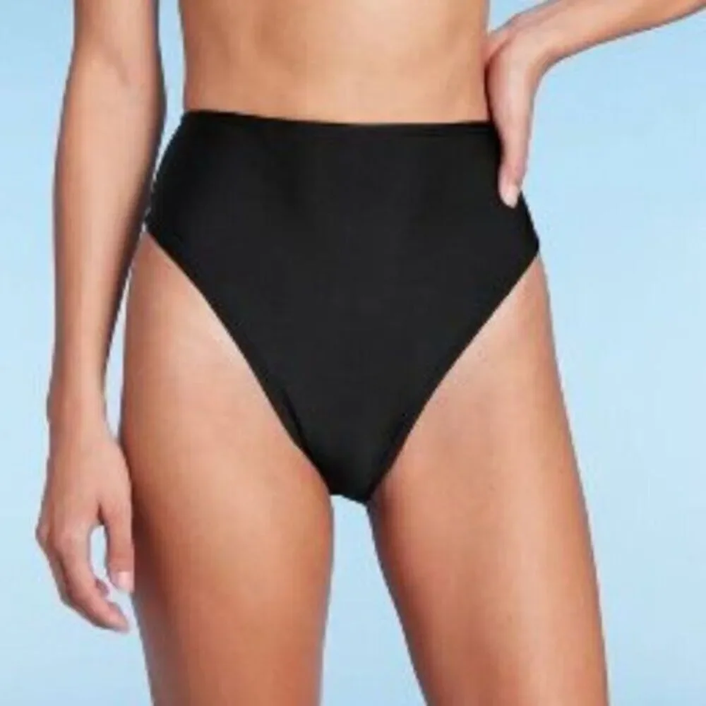 Wild‎ Fable Swimsuit Set Cut Out One Shoulder Bikini top and Cheeky Bottoms